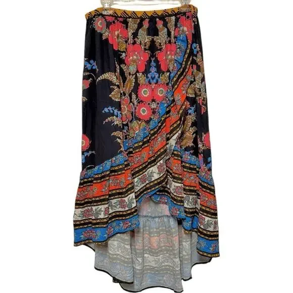 New Women’s Flying Tomato Plus Size Black Floral Skirt Maxi 1X 2X 3X - Picture 3 of 8